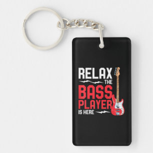 Slappna av Bass Player är här Bass Guitar