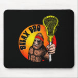 Slappna av, Bro! Funny Sasquatch Lax Bigfoot Lacro Musmatta<br><div class="desc">Slappna av,  Bro! Funny Sasquatch Lax Bigfoot Lacrosse Vintage 80s 3</div>