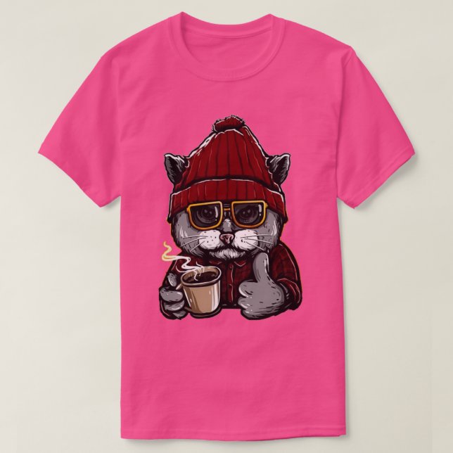 Slappna av Cat T Shirt (Design framsida)