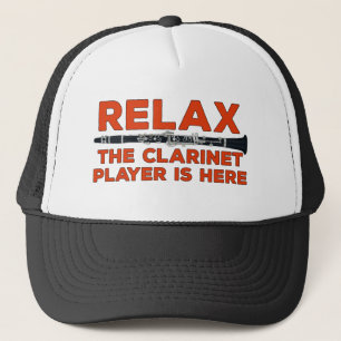 Slappna av Clarinet Player är här Keps
