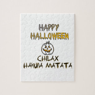 Slappna av. Happy halloween Pussel