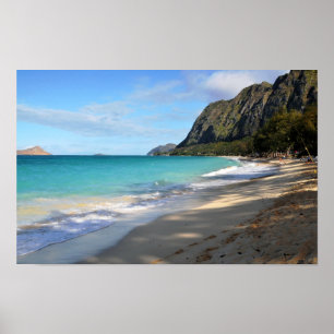 Slappna av Hawaiian Stil Skriv ut Poster