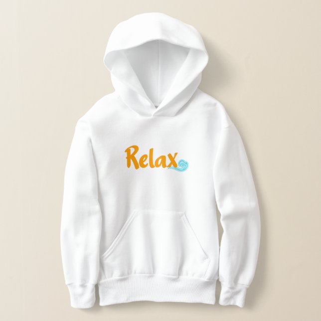 Slappna av Hoodie T Shirt (Laydown)