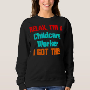 Slappna av i barnomsorgsarbetaren så hämtar jag de t shirt
