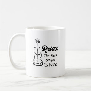 Slappna av i Bass Player är här på musiken Kaffemugg