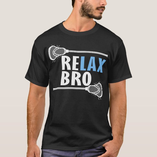 slappna av i brokrossen t shirt (Framsida)