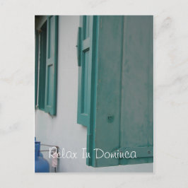 Slappna av i Dominca Vykort