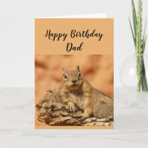 Slappna av i grattis på födelsedagen Pappa Far Kort