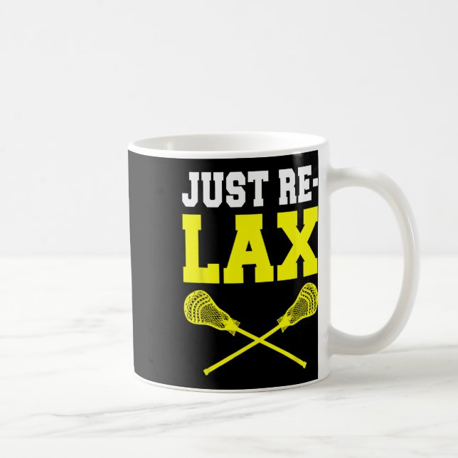 Slappna av i Lacrosse Sticks Kaffemugg (Höger)