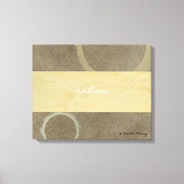 Slappna av i modern konst canvastryck