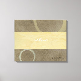 Slappna av i modern konst canvastryck