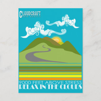 Slappna av i molnen vykort