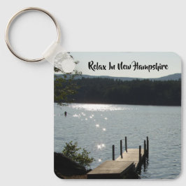 Slappna av i New Hampshire Nyckelring