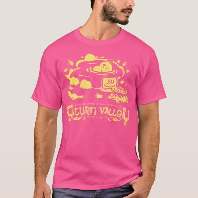 Slappna av i Saturin Valley T Shirt (Framsida)
