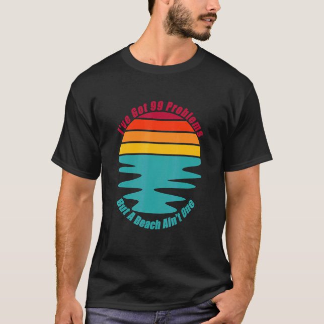 Slappna av i vaccinationen vid Beach Sand Surfa So T Shirt (Framsida)