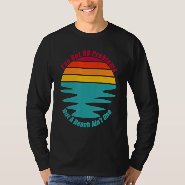 Slappna av i vaccinationen vid Beach Sand Surfa So T Shirt (Framsida)
