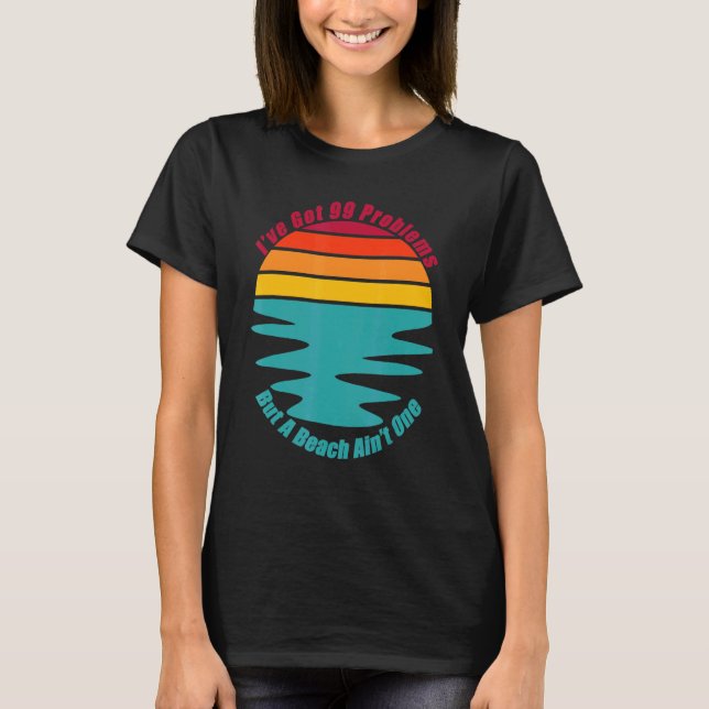 Slappna av i vaccinationen vid Beach Sand Surfa So T Shirt (Framsida)