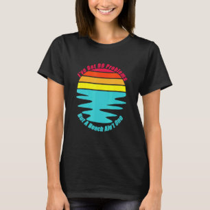 Slappna av i vaccinationen vid Beach Sand Surfa So T Shirt