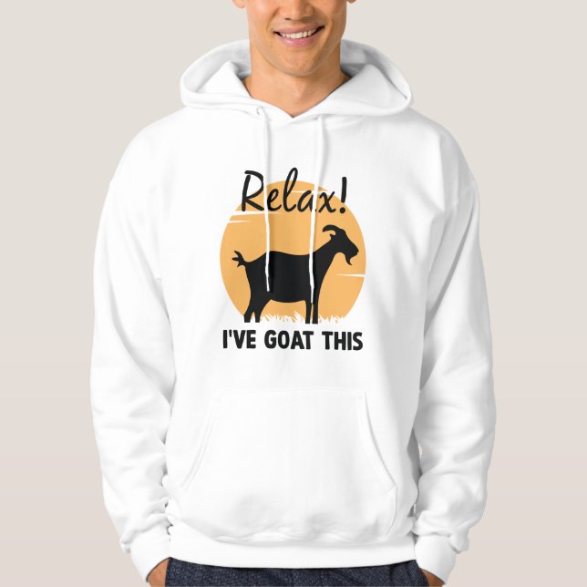 Slappna av, jag har gått den här hoodie (Framsida)