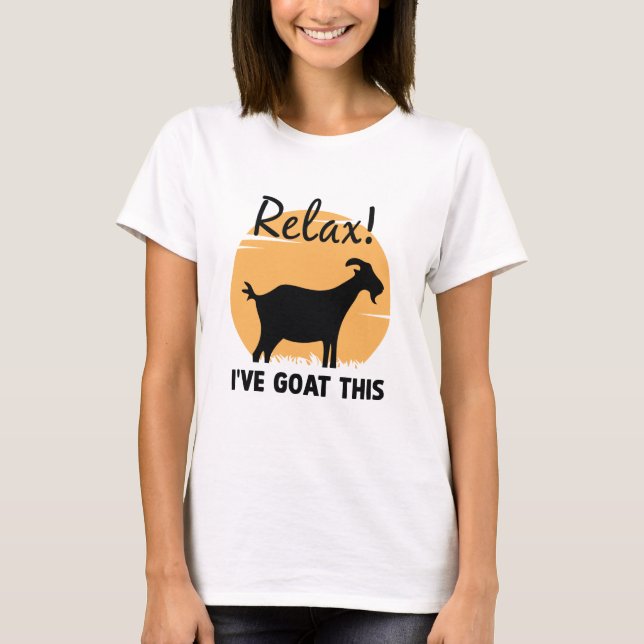 Slappna av, jag har gått den här t shirt (Framsida)