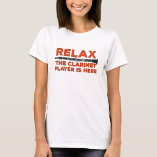 Slappna av, klarinettspelaren är här t shirt