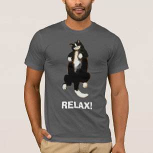 Slappna av, kompis! Spipande katt T-Shirt