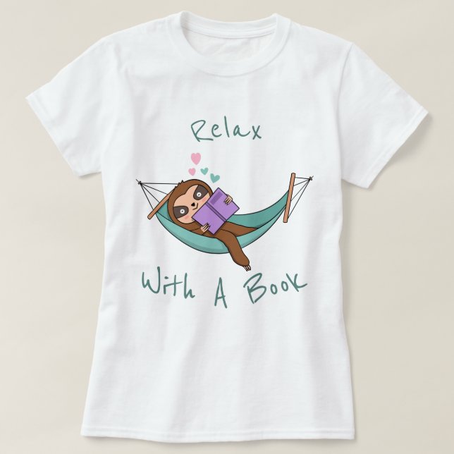Slappna av med Bok T Shirt (Design framsida)