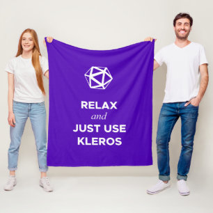 Slappna av och bara Använda Kleros Mysiga Blanket Fleecefilt