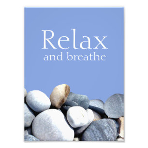 Slappna av och bryta Småstarna för inspirationsoff Fototryck