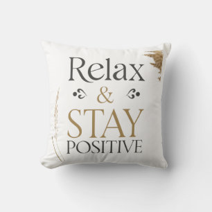 Slappna av och håll dig kvar i den positiva module kudde