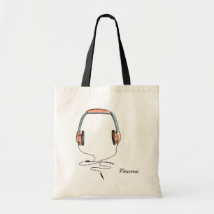 Slappna av och lyssna på musiklubbarna Tote Bag Tygkasse