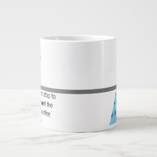 Slappna av och stanna till Smell i kaffet Mugg Jumbo Mugg