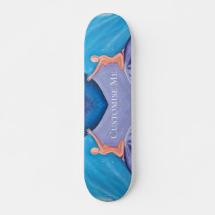 Slappna av - Oljemålning Mini Skateboard Bräda 18,5 Cm