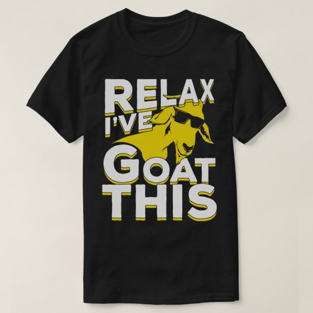 Slappna av om jag ska ta det här t shirt (Design framsida)