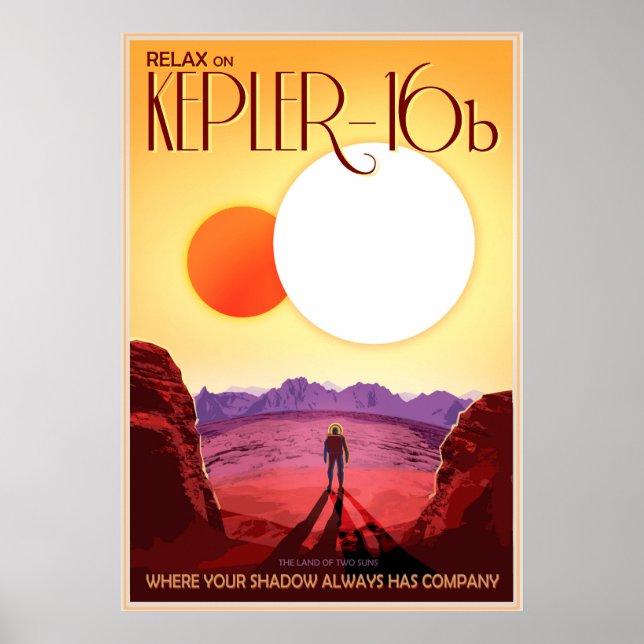 Slappna av på Kepler-16b Poster (Framsidan)