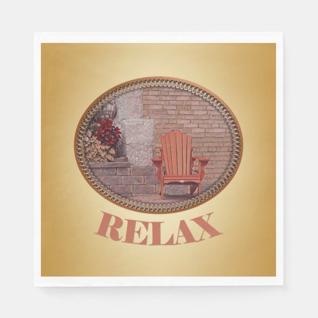 Slappna av - Pappersservett (Framsidan)