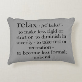 Slappna av, Roligt lexikon för Stressat ut Prydnadskudde