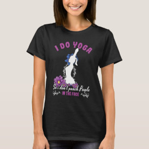 Slappna av Slå Yoga Time Mandala Meditate Pilates T Shirt