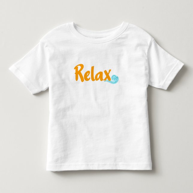 Slappna av Småbarn T-shirt (Framsida)