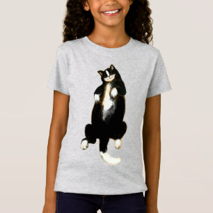 Slappna av som den här katten med en tupplur t shirt