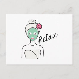 Slappna av Spa Beauty Vykort