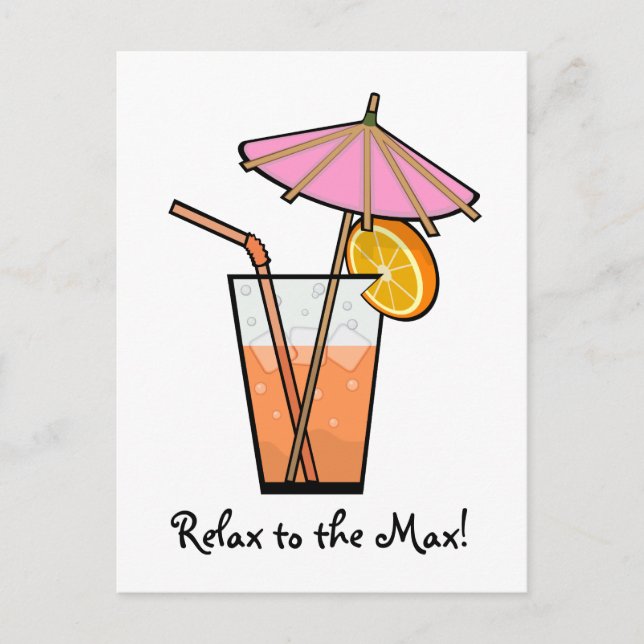 Slappna av till max! vykort (Framsida)