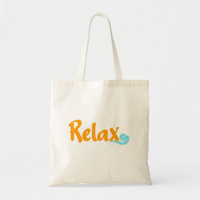 Slappna av Tote Bag Tygkasse (Framsidan)