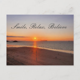 Slappna av, tro vykort