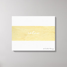 Slappna av vid minimal utskrift av Canvas Art