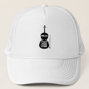 Slappna av Violin Player är här Keps