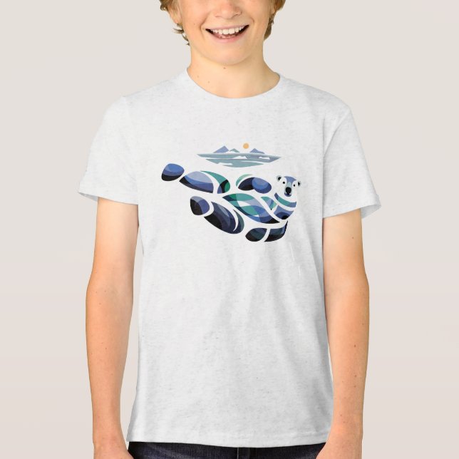 Släppt Polar Bear T Shirt (Framsida)