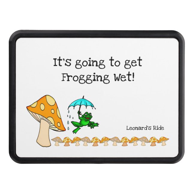 Släpptäcke groda, grovhuggande av Blöt Dragkroksskydd (Framsidan)