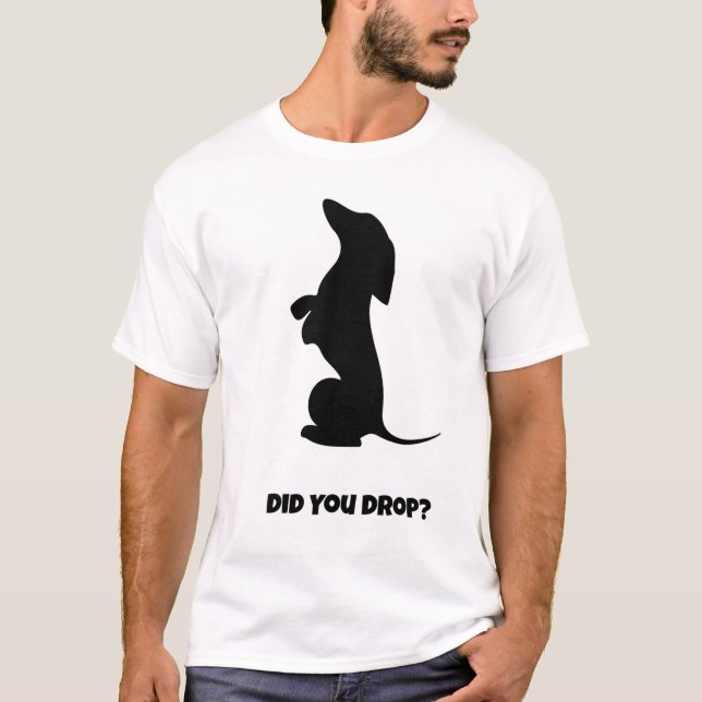 Släppte du? Rolig hund T Shirt (Framsida)