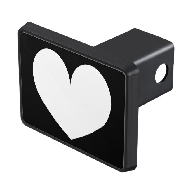 Släpvagn för anpassningsbar med logotyp på hjärtat dragkroksskydd (Topp Höger)